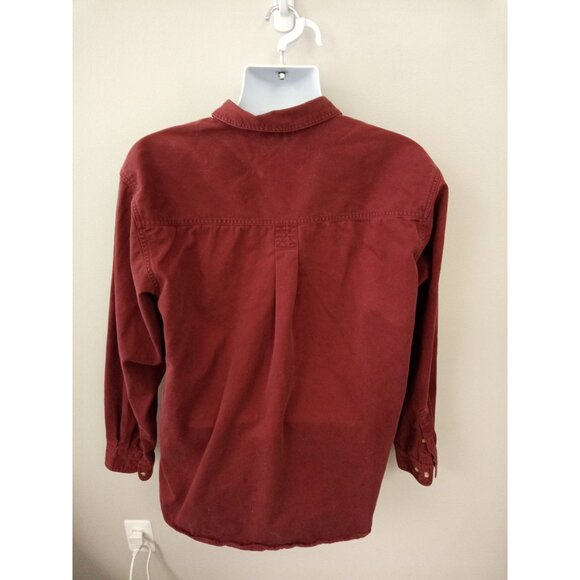 Whitefish Bay Men's Red Button Down Shirt - Picture 2 of 3